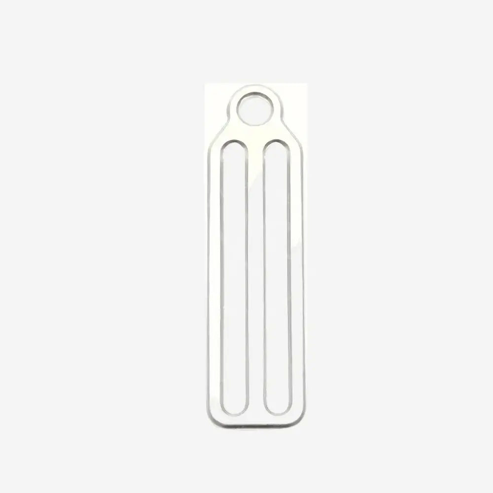White bungee tri-glide for sidemount diving harness system