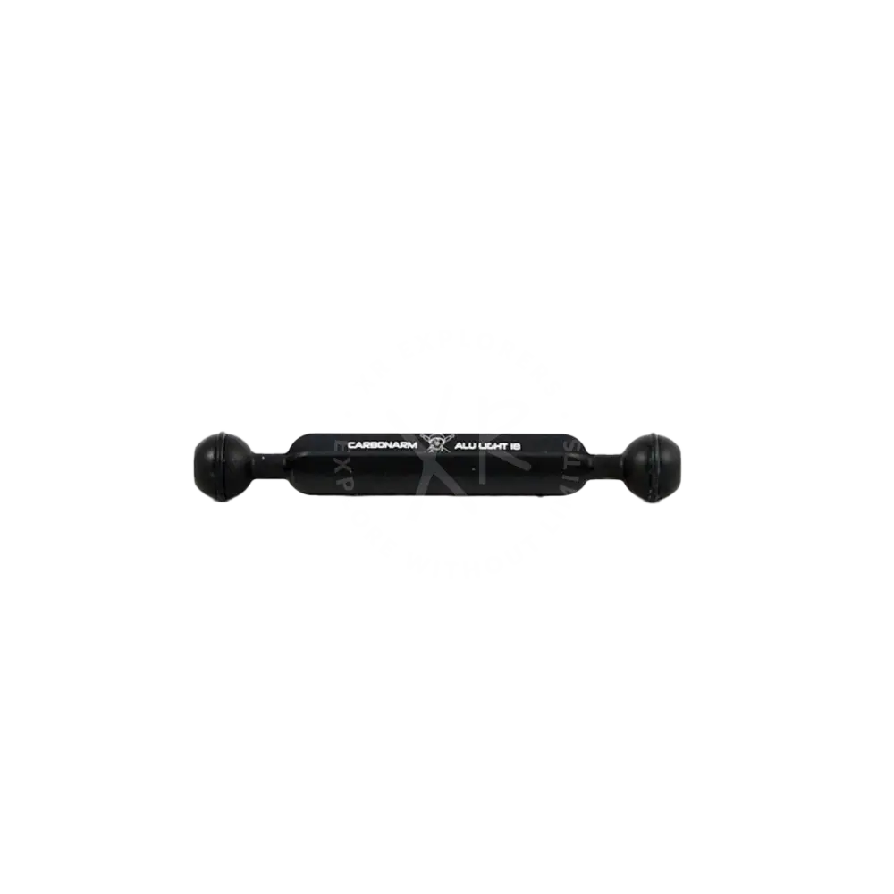 Black carbonarm aluminum light 18 camera rig with spherical ends and matte finish for professional filming