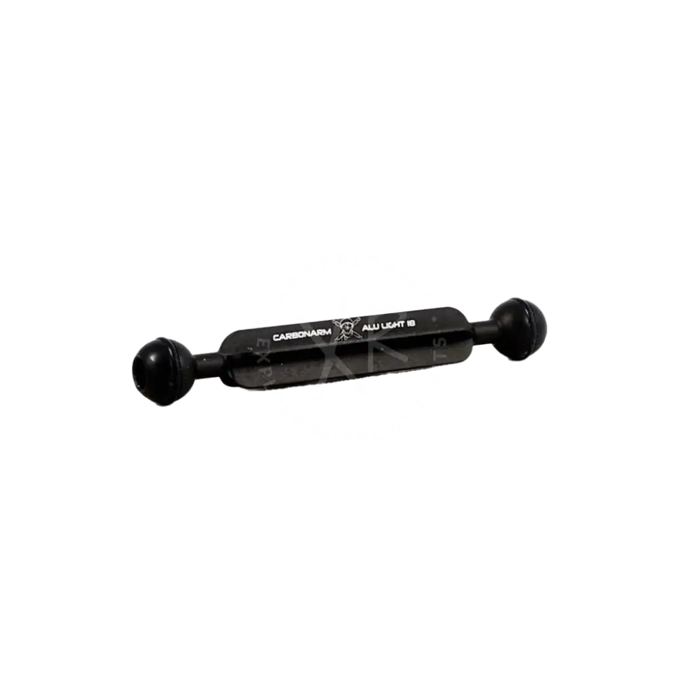 Black carbon arm alu light 18 camera stabilizer with spherical ends and matte finish for aluminum light arms