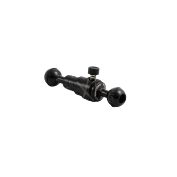 Black carbon fiber quick release carbon arms camera mount with two spherical ends and central adjustment knob