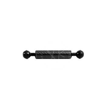 Black carbon fiber dive camera stabilizer with spherical end caps for underwater filming carbon arm product