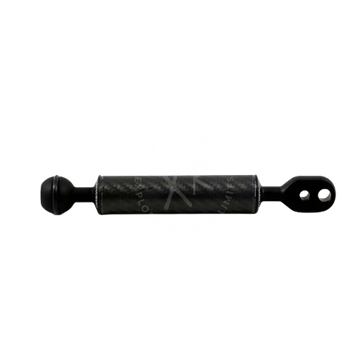 Black carbon fiber carbonarm universal ball shock absorber with spherical end cap and mounting bracket