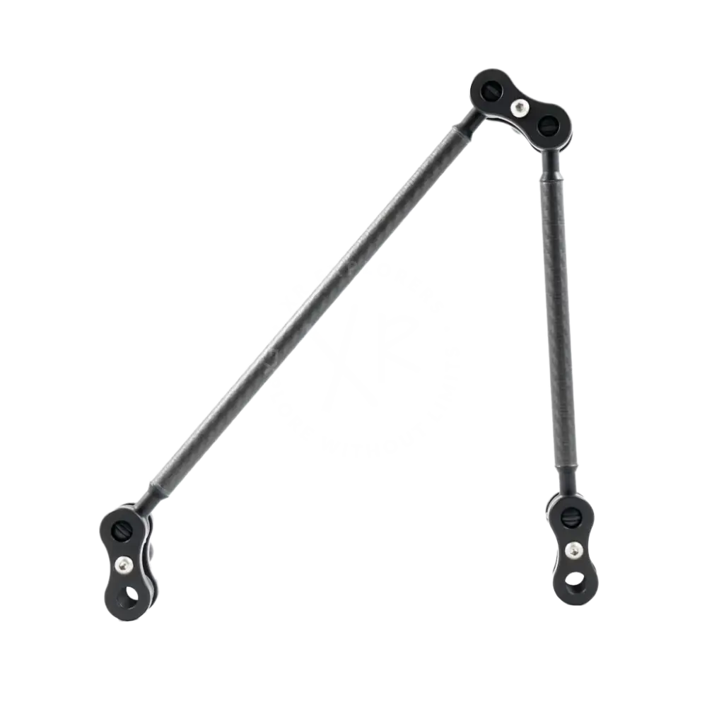 Black metal door hinge from carbon arm slim kits with sleek industrial design and adjustable arms