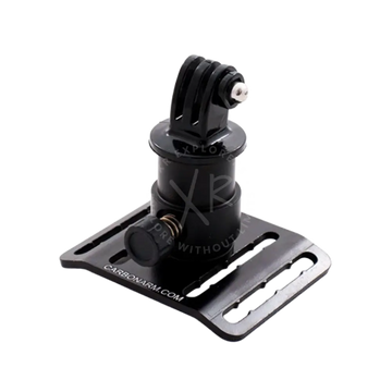 Black carbon fiber goPRO kit buckle with adjustable arm and quick release gopro-style mounting head