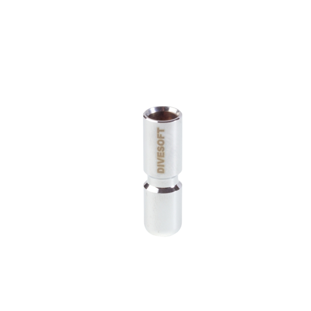 Flow limiter for QD connection