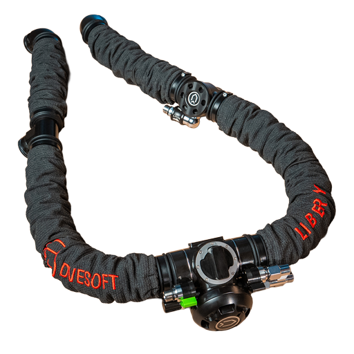 Silicone loop hose kit with covers for Backmount Liberty