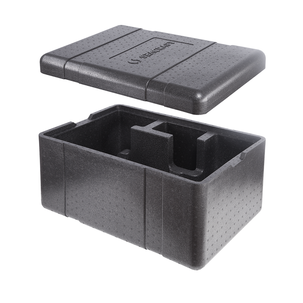 Rigid thermal insulated EPP