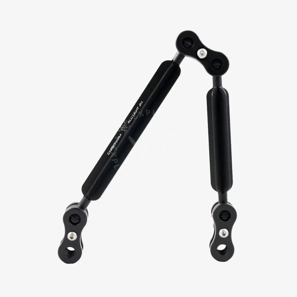 Black carbon arm all lift 84 gas spring with matte finish and precision aluminum joints from aluminum arms standard kits