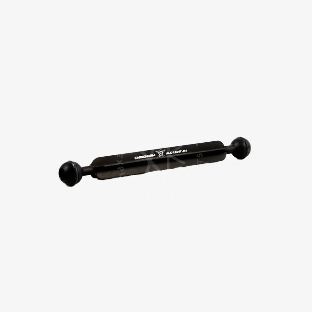 Black carbon fiber aluminum light arm 24 with spherical ends designed for lightweight durability and strength