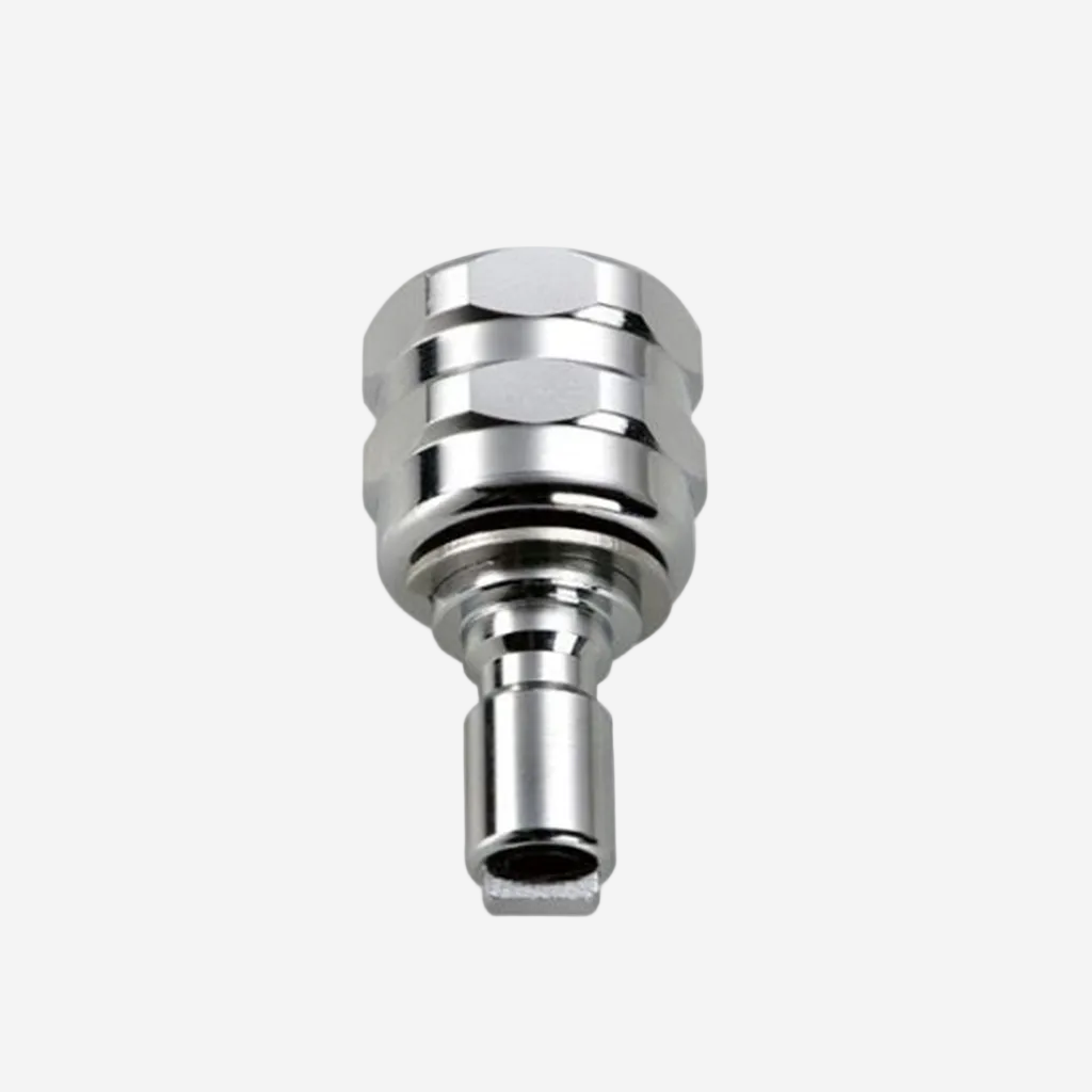 Quick disconnect adapter converting 9/16 thread to BC male nipple in Kuwait