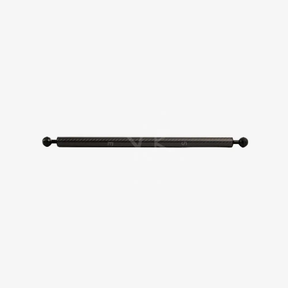 Carbon arm black carbon fiber textured bar with polished spherical end caps for enhanced grip and durability