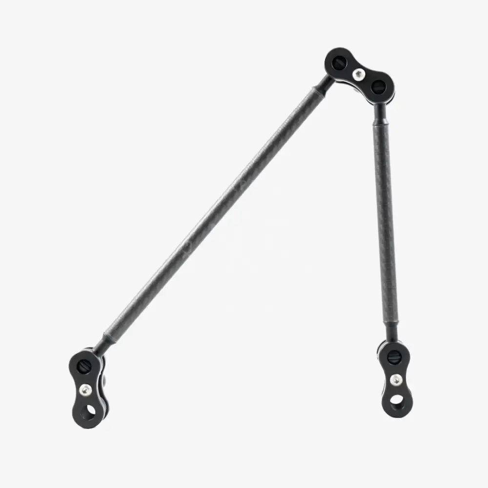 Black metal door hinge from carbon arm slim kits with sleek industrial design and adjustable arms