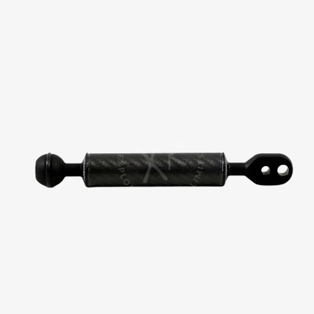 Black carbon fiber carbonarm universal ball shock absorber with spherical end cap and mounting bracket