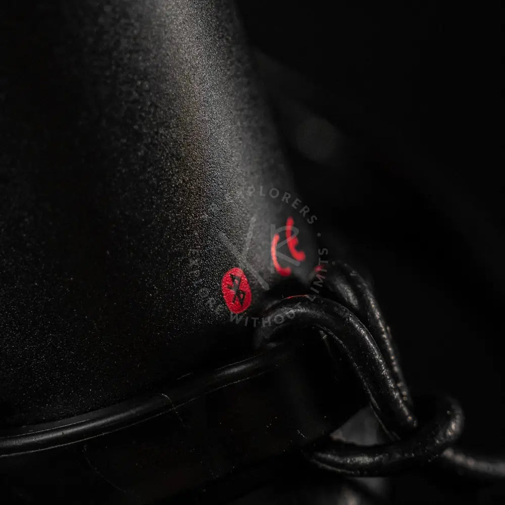 Black matte finish divesoft dna nitrox analyzer speaker with red bluetooth and ce logos visible on back side
