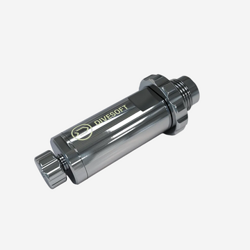 Divesoft Professional Flow Limiter Mk2 with DIN connection for gas blending in Kuwait