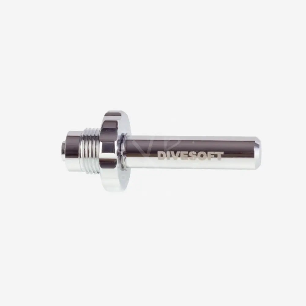 Divesoft Silencer attached to scuba tank valve for quiet draining in Kuwait