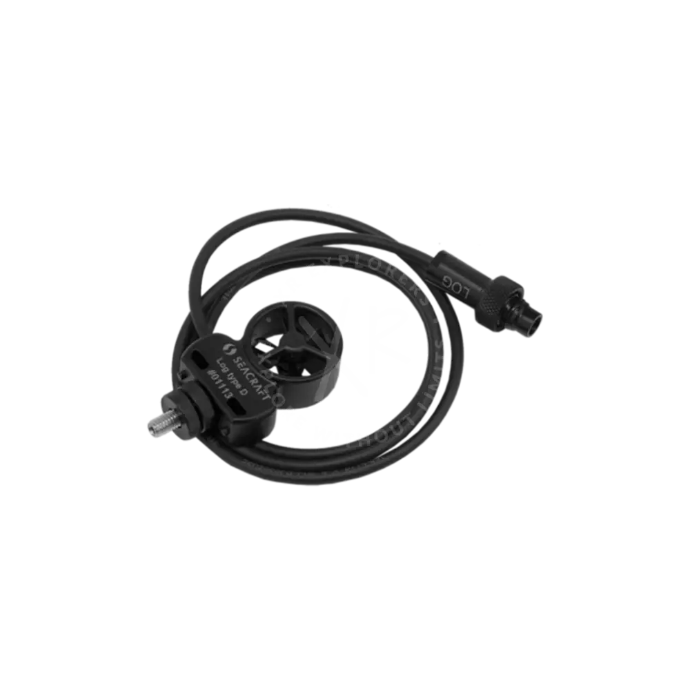 Black ENC speed sensor with 501 loop type d design coiled cable and threaded connectors for accurate speed detection