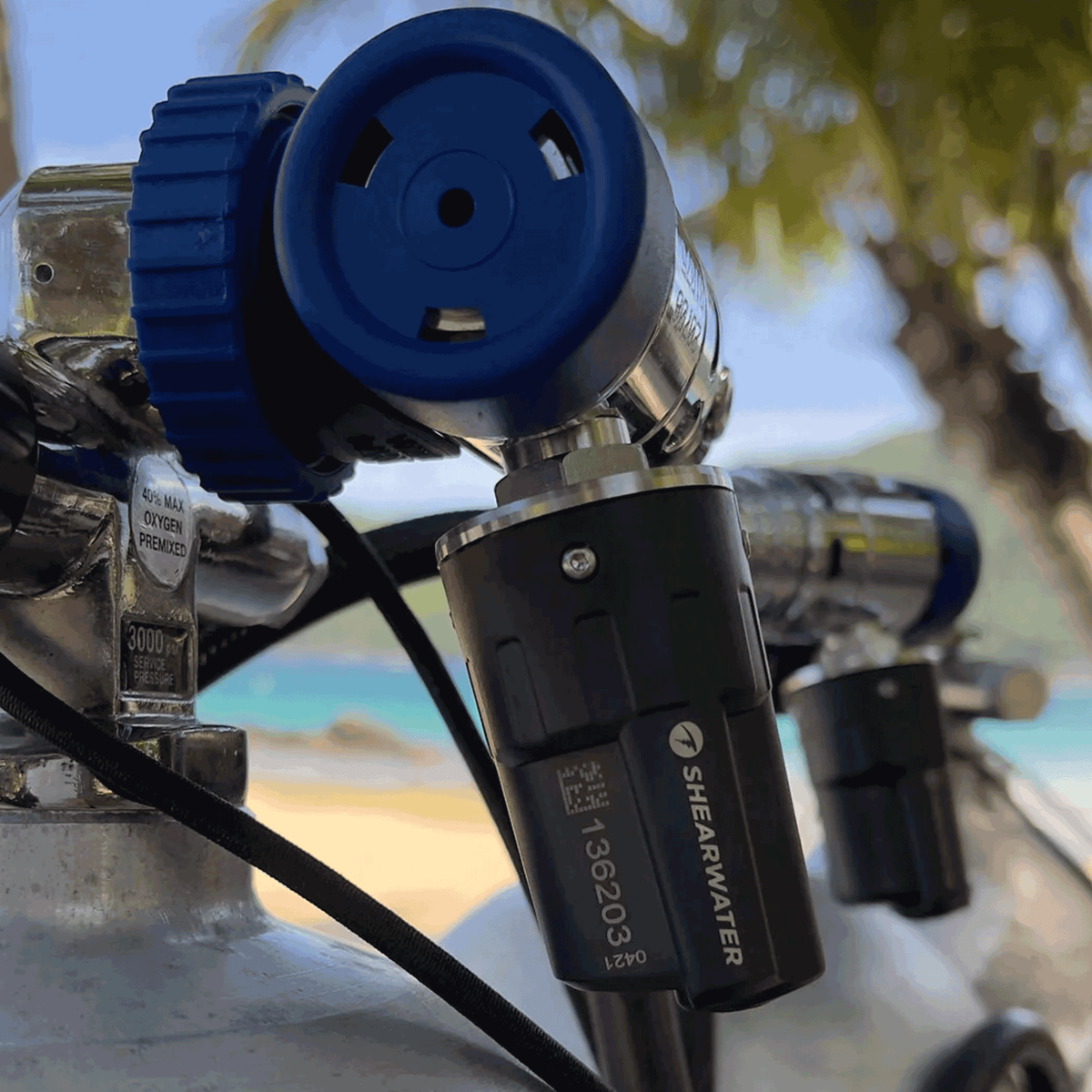 جهاز الإرسال Shearwater Swift | دمج الهواء
