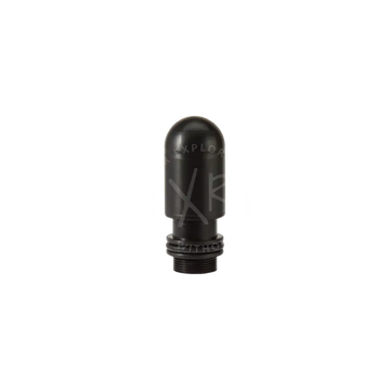 Gps module type b black matte cylindrical nozzle with threaded base for secure antenna connection
