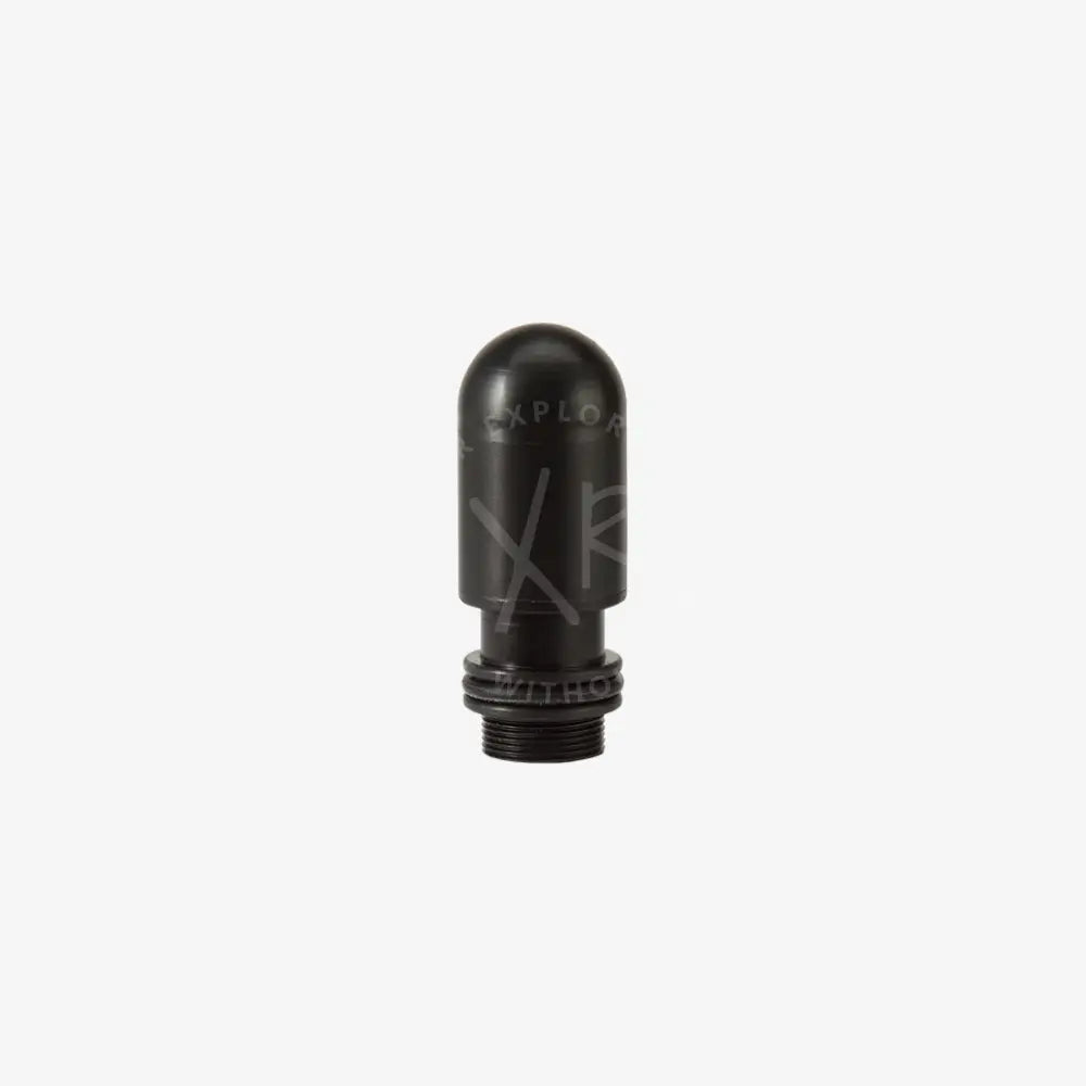 Gps module type b black matte cylindrical nozzle with threaded base for secure antenna connection