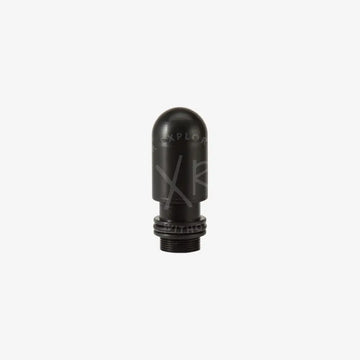 Gps module type b black matte cylindrical nozzle with threaded base for secure antenna connection