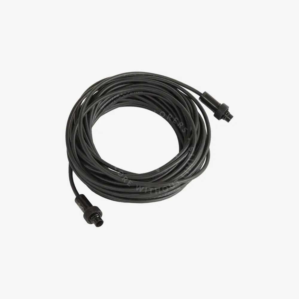Black coiled gps type b connecting cable with two black connector ends for reliable device connection