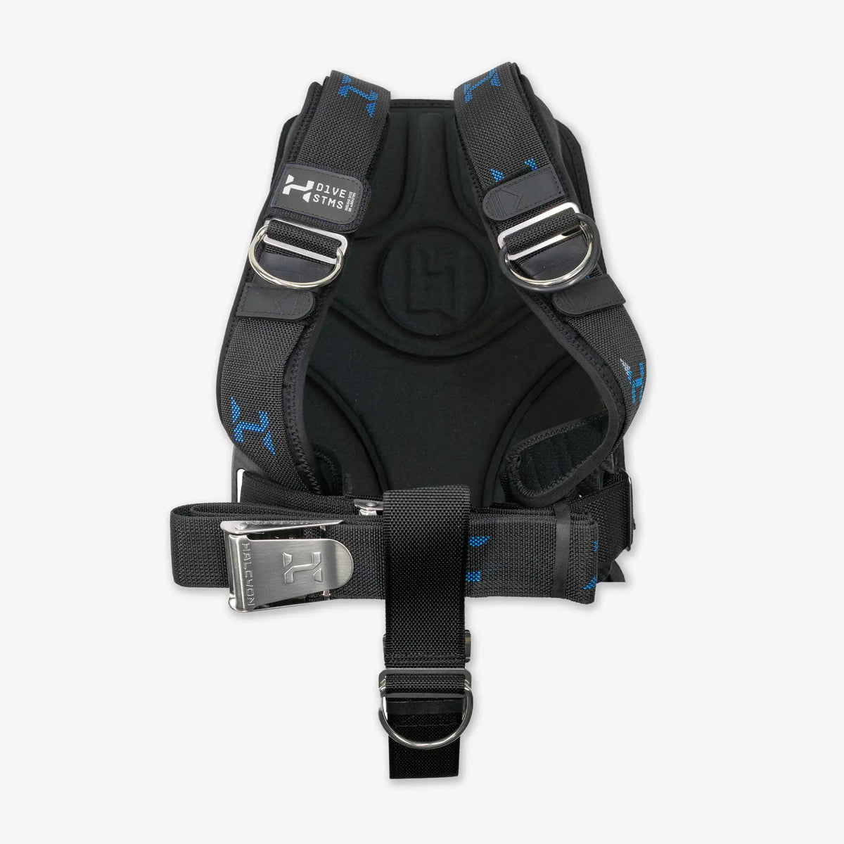 Halcyon Aluminum Backplate – Standard Small or Long - Deluxe (Shoulder padding + Cinch + Canister buckle) Systems
