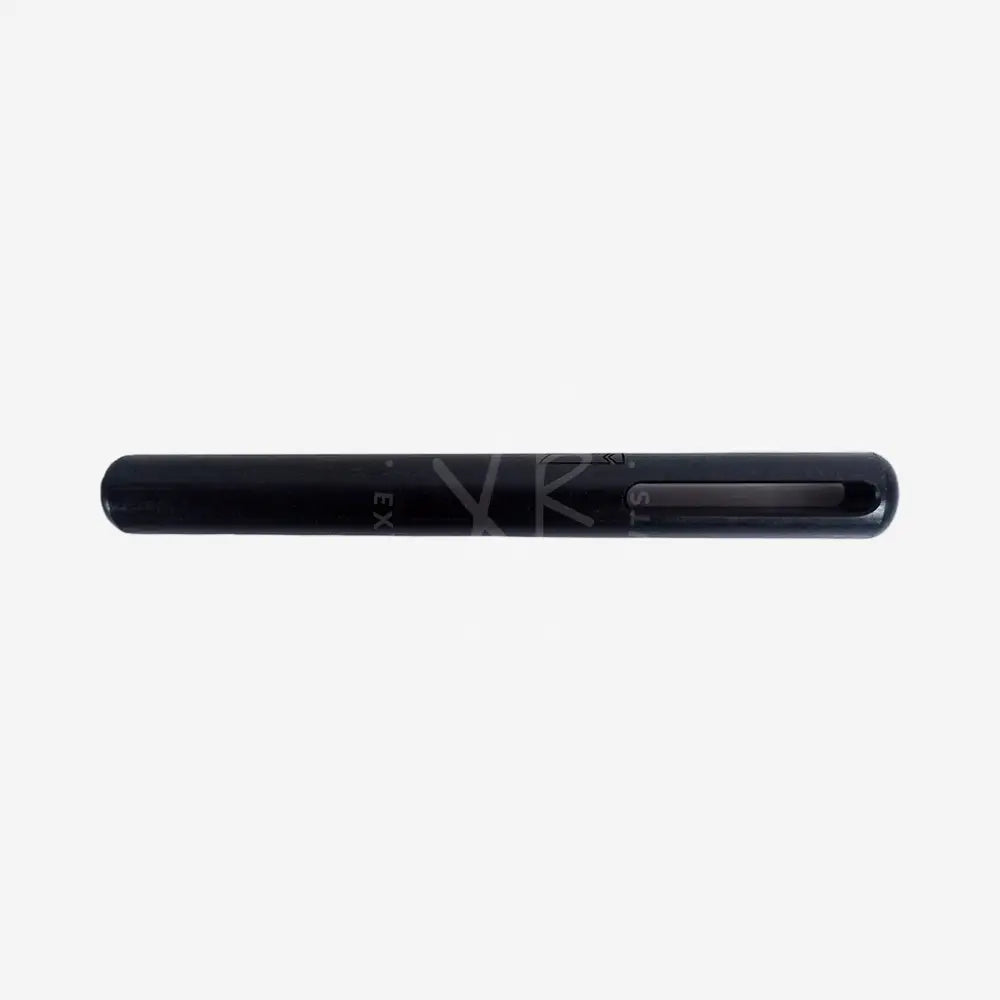 Black cylindrical Halcyon long hose retainer stick with matte finish and subtle horizontal cutout near center