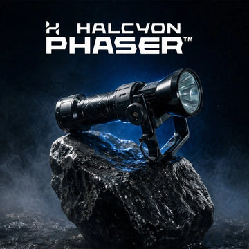Halcyon Phaser Dive Light | 50,000 Lux - Primary & Backup Lights