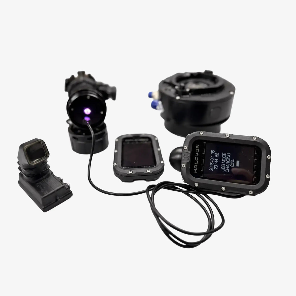 Halcyon Phaser Dive Light | 50,000 Lux - Primary & Backup Lights