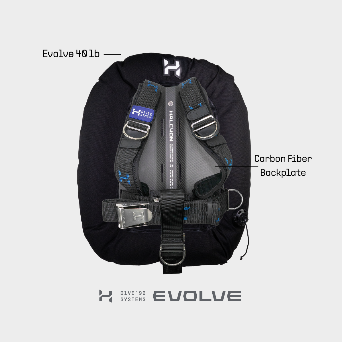 Halcyon Pro Doubles BC System – Carbon Fiber & Cinch™ (Evolve or Legend Wing)