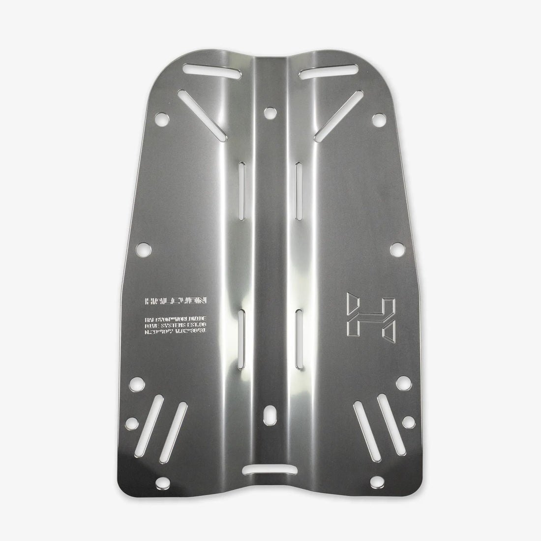 Halcyon Stainless Steel Backplate – Standard Small or Long - Systems
