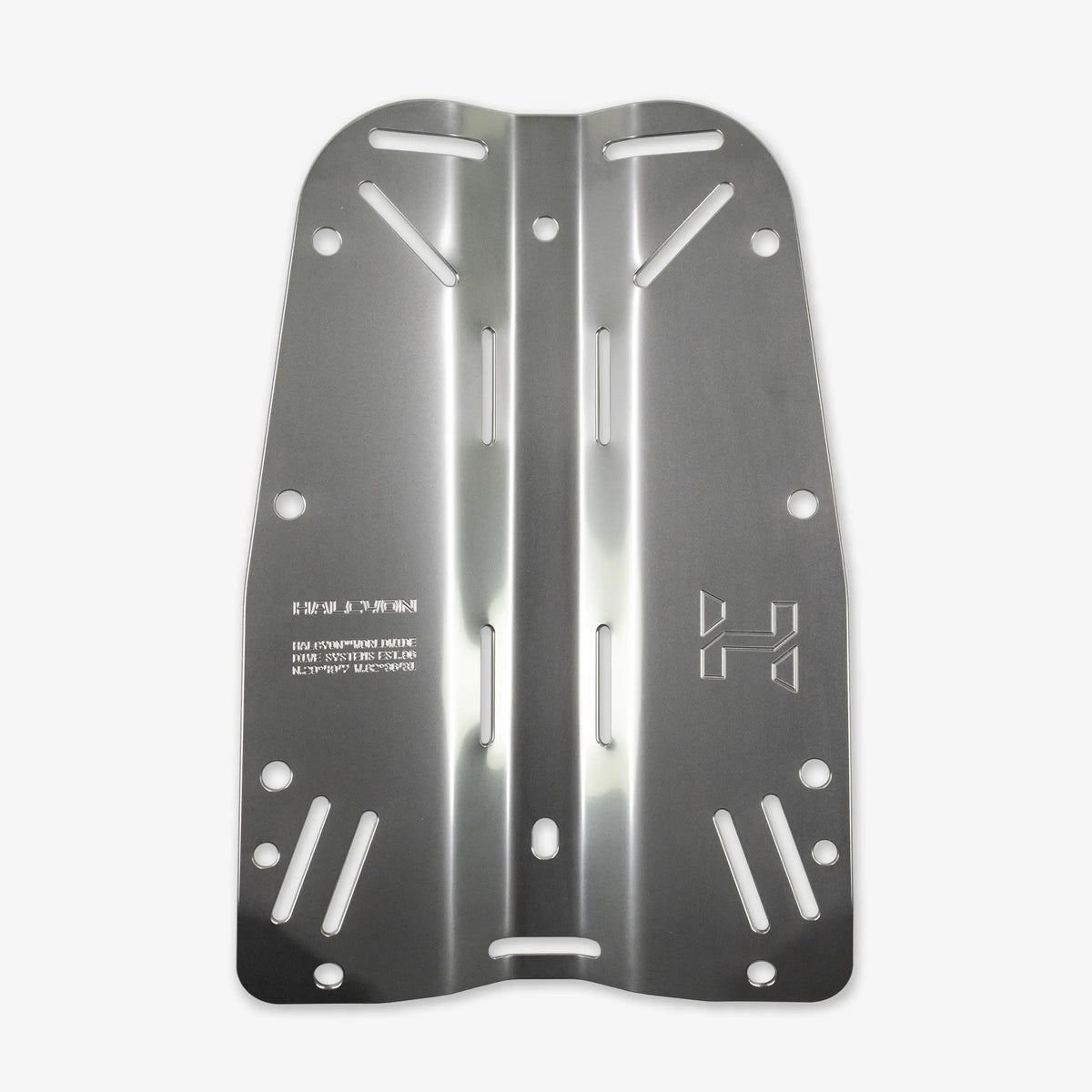 Halcyon Stainless Steel Backplate – Standard Small or Long - Systems