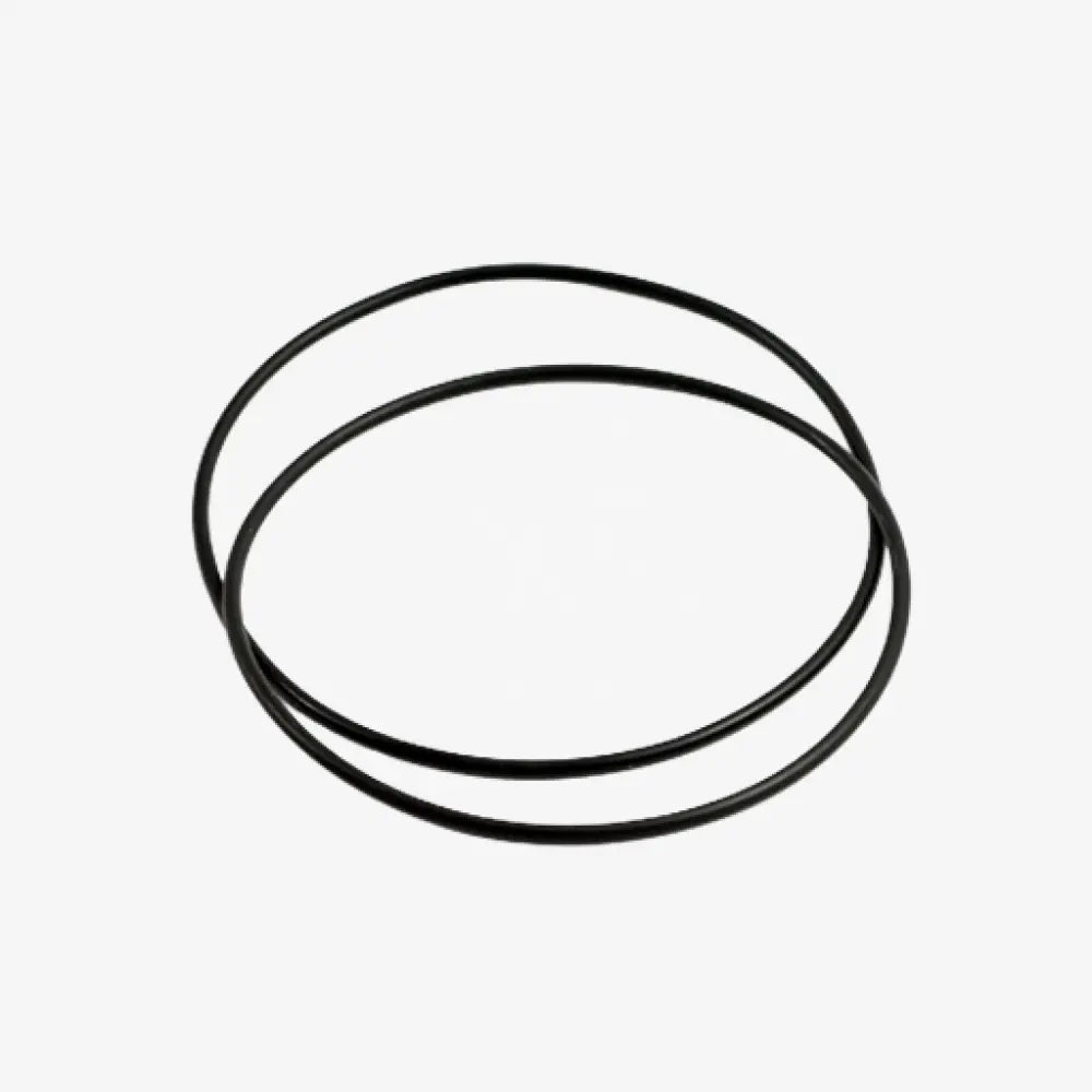 Black rubber o-ring with smooth circular shape for action cam kit providing durable sealing and protection