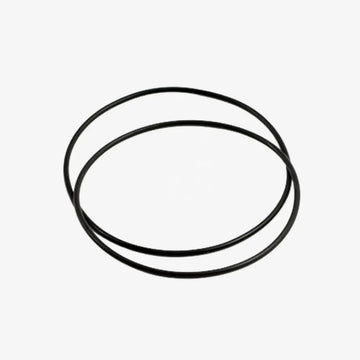 Black rubber o-ring with smooth circular shape for action cam kit providing durable sealing and protection
