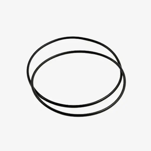 Black rubber o-ring with smooth circular shape for action cam kit providing durable sealing and protection