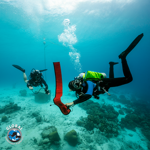 Introduction to neutral buoyancy with SMB and trim for beginners in a GUE facility in Dubai UAE