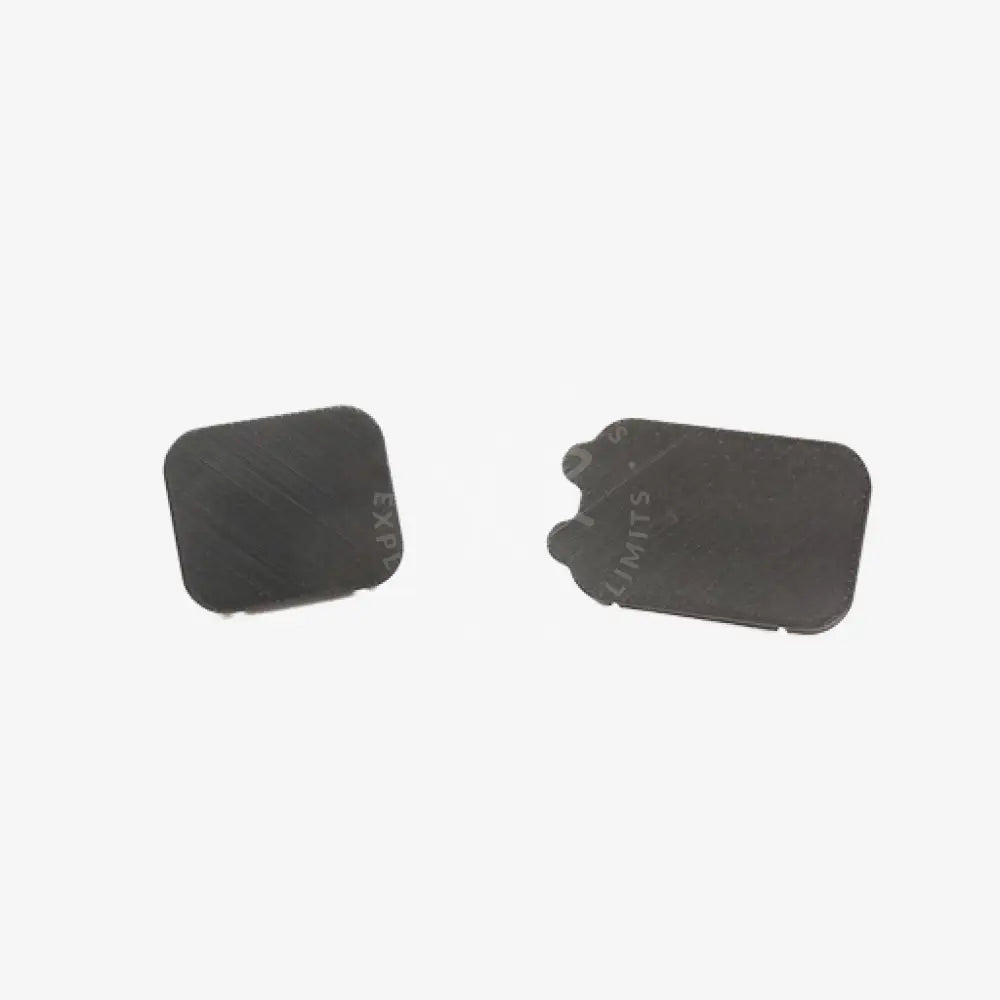 Black rectangular matte phone case with rounded edges for protection cups for action cam housing back side view