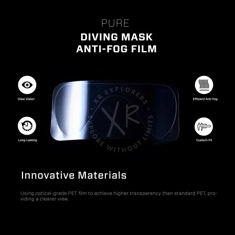 غشاء PURE المانع للضباب لأقنعة الغوص من 270Pro