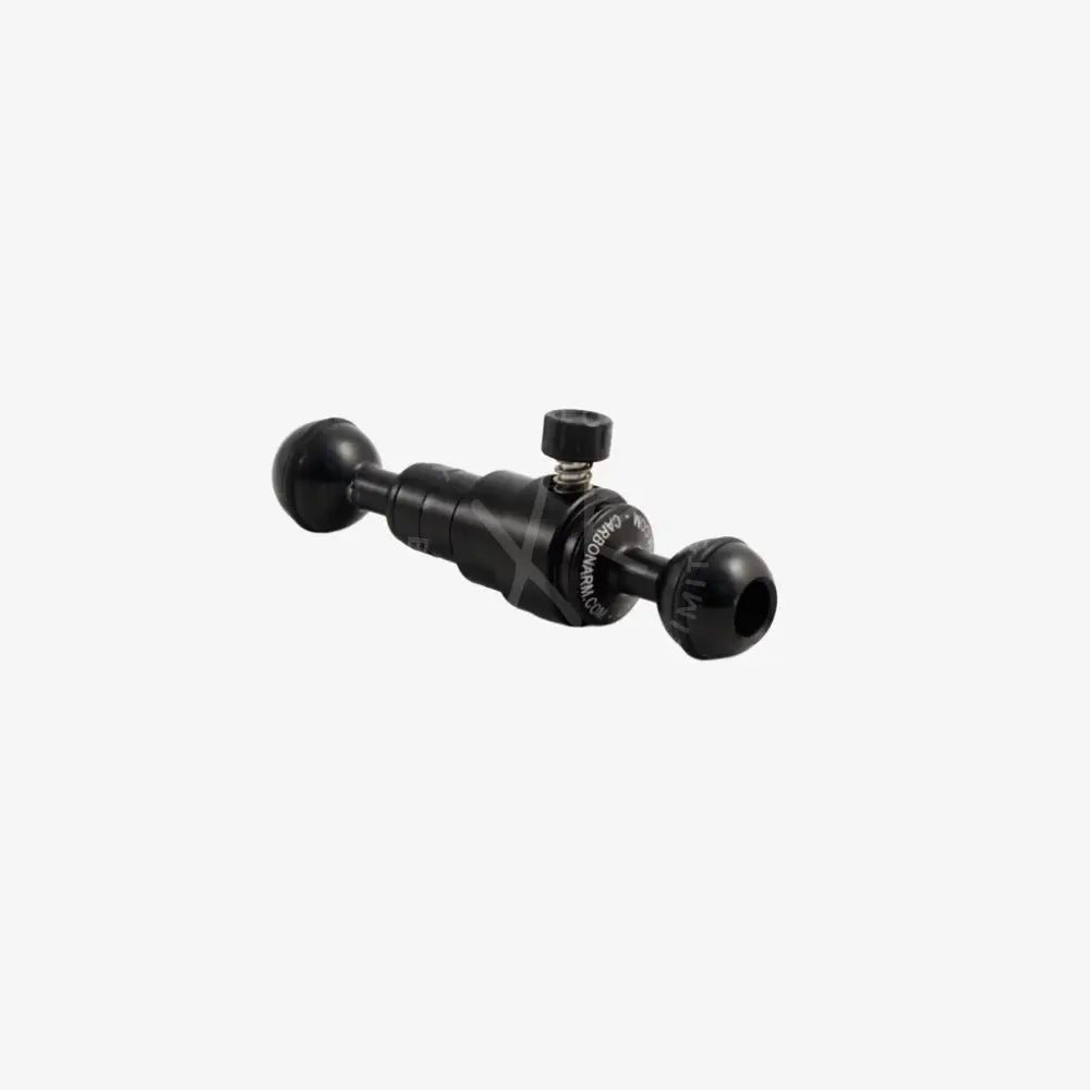 Black carbon fiber quick release carbon arms camera mount with two spherical ends and central adjustment knob