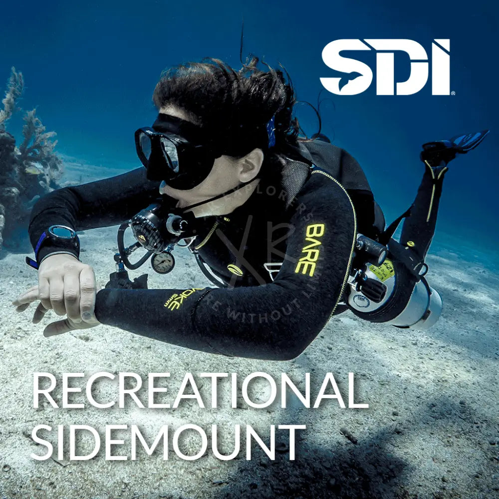 دورة SDI غواص التثبيت الجانبي | SDI Sidemount Diver Course