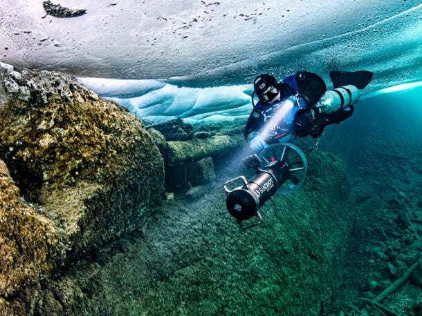 Long range underwater exploration at Garouh Island Kuwait using Seacraft DPVs
