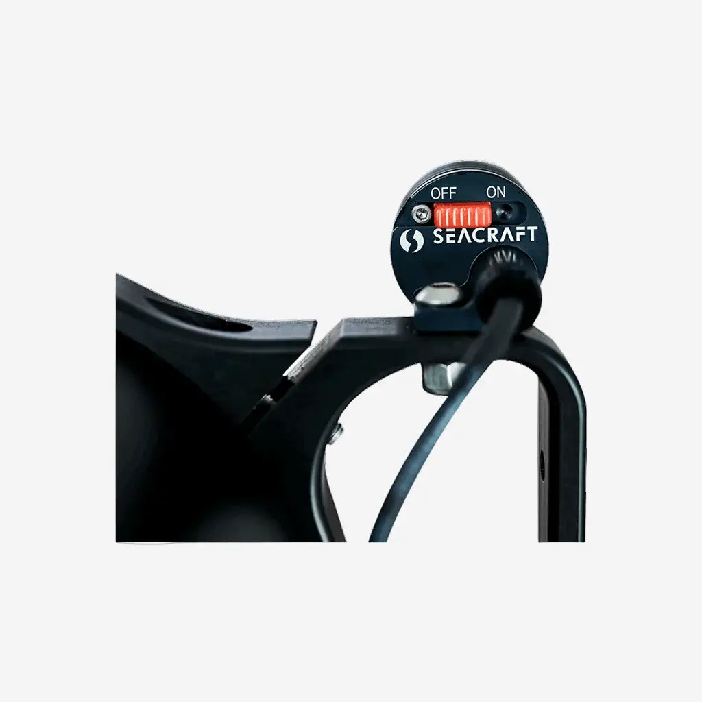 Control switch of SLS2 lights with 'SEACRAFT' branding on a white background