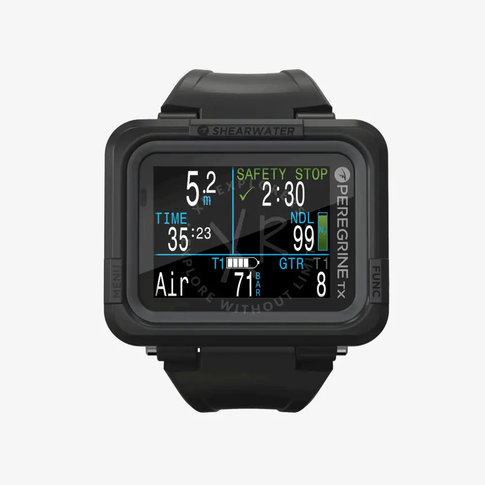 كمبيوتر الغوص Shearwater Peregrine TX | دمج الهواء (Air Integrated)