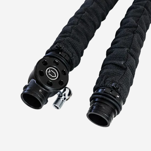 Upgrading rubber rebreather hoses to silicone for better comfort in Saudi Arabia