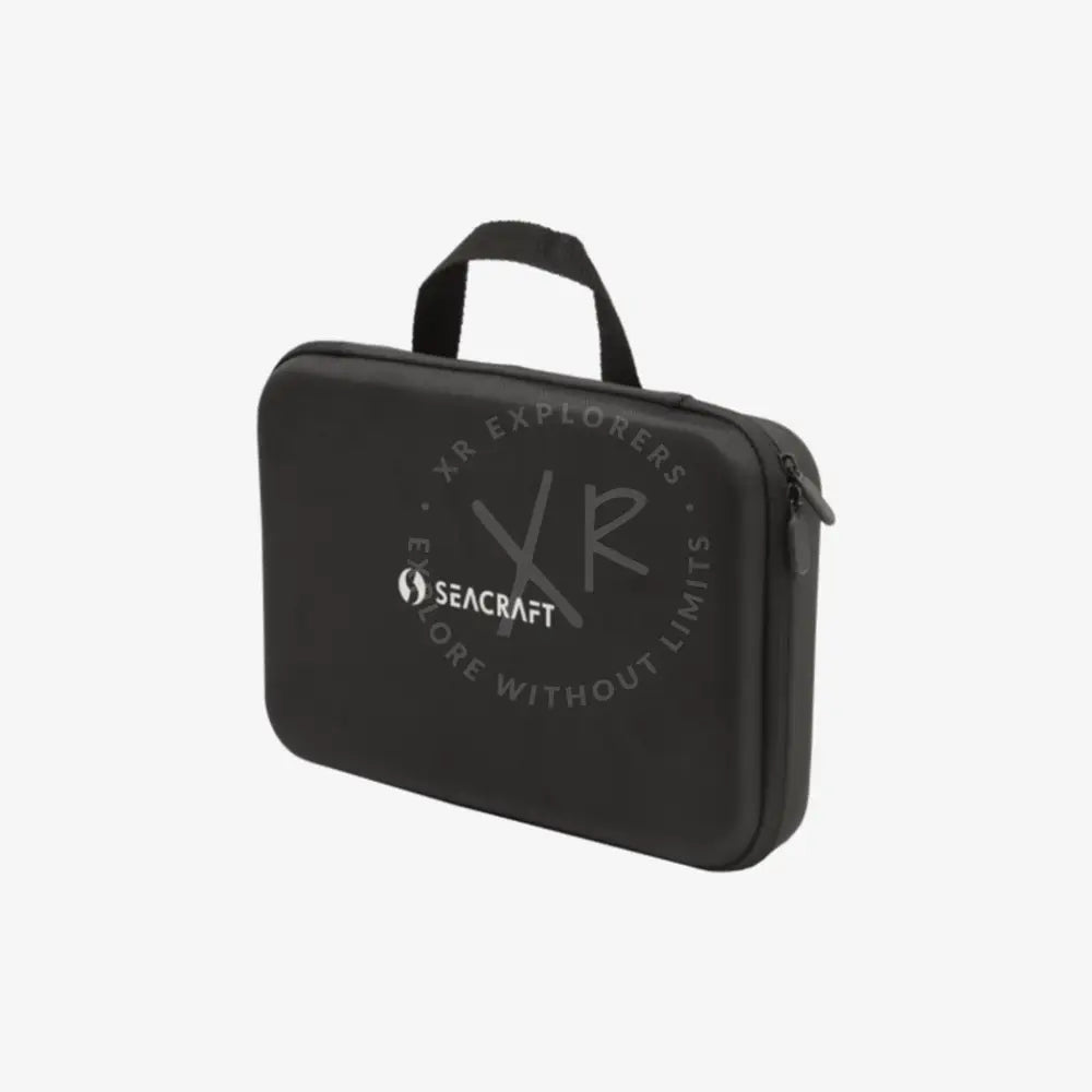 Black seacraft soft transport case with top handle and zipper closure for easy and secure carrying