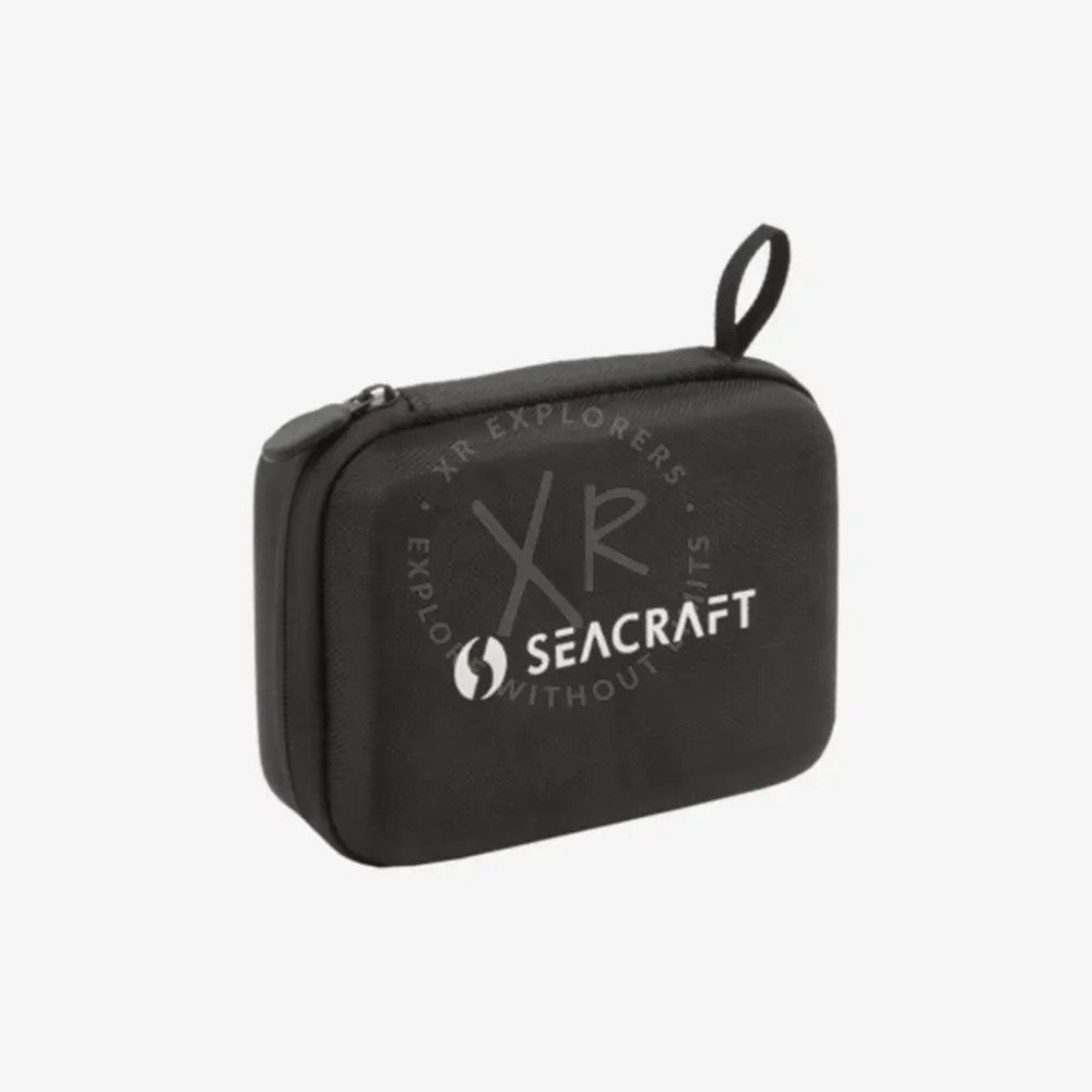 Black seacraft soft transport case with textured surface zippered closure and loop handle for easy carrying