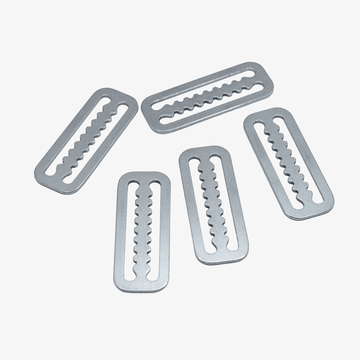 Heavy-Duty Stainless Steel Webbing Stopper (Flat / Toothed)