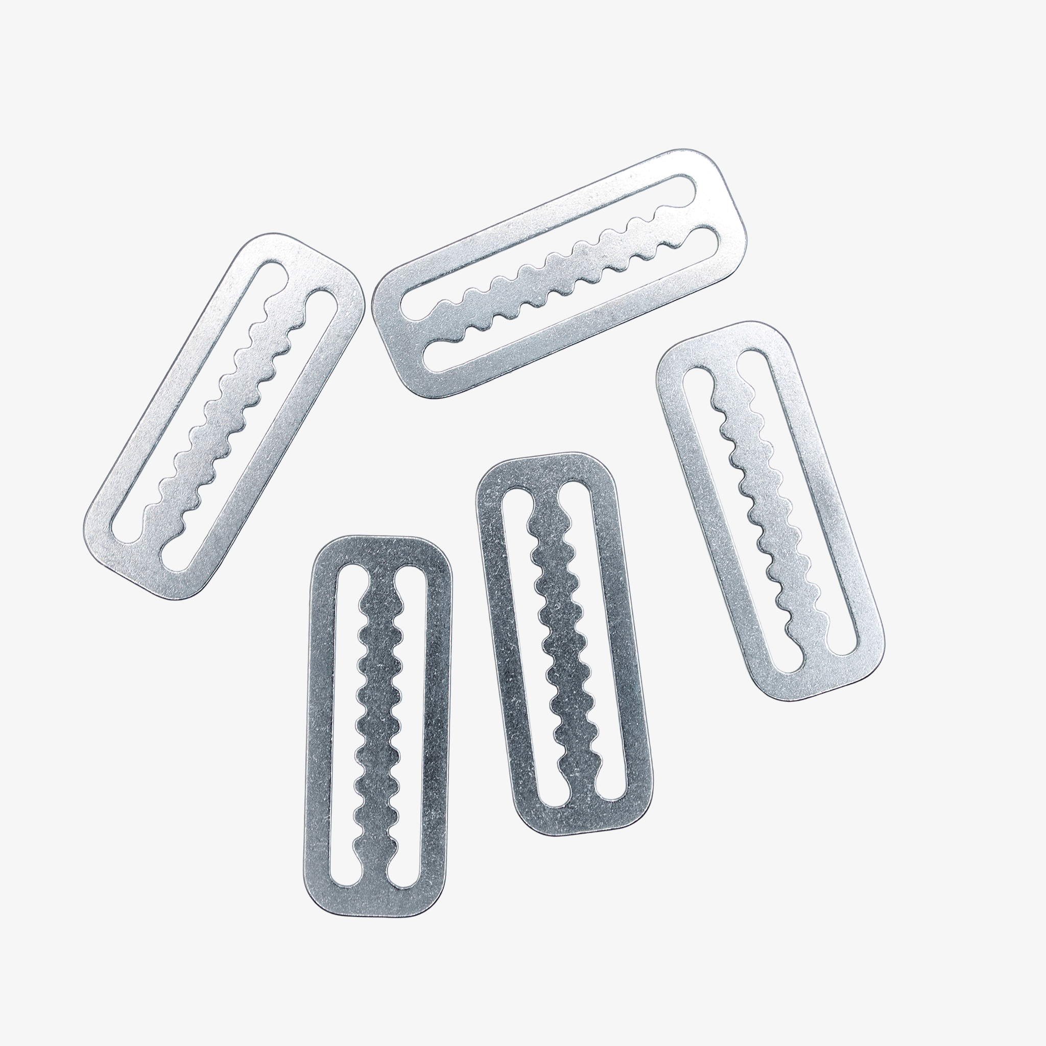Heavy-Duty Stainless Steel Webbing Stopper (Flat / Toothed)