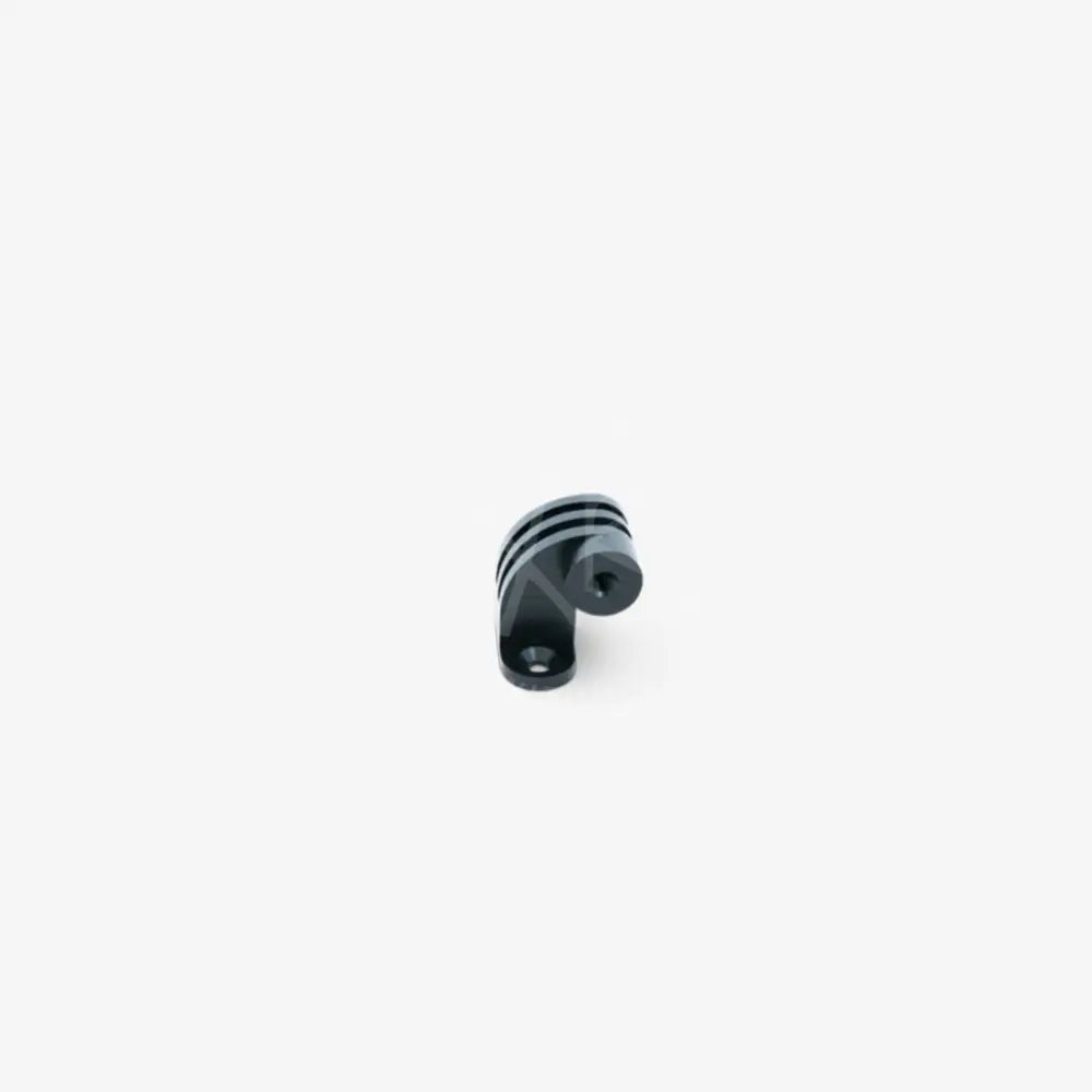 Silver metallic universal mount with black rubberized grip bands for secure camera attachment